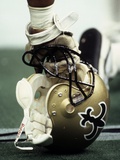 NFL Historical Imagery: New Orleans Saints Helmet Photographic Print
