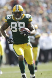 Lions Packers Football: Green Bay, WI - Jermichael Finley Photographic Print by Mike Roemer