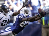 APTOPIX Jaguars Colts Football: Indianapolis, IN - Reggie Wayne Photographie par AJ Mast