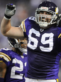 Bears Vikings Football: Minneapolis, MN - Jared Allen Photographie par Hannah Foslien