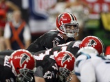 Panthers Falcons Football: Atlanta, GA - Matt Ryan Before the Snap Photographic Print by John Amis