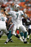 Texans Dolphins Football: Miami, FL - Chad Henne Photographic Print by Wilfredo Lee