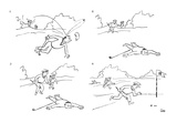 Golfer hits another in the head with his ball, then runs to green to see b… - New Yorker Cartoon Premium Giclee Print by Charles E. Martin