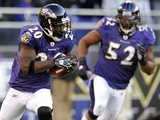 Eagles Ravens Football: Baltimore, MARYLAND - Ed Reed Fotografie-Druck von Gail Burton