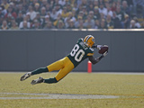 49ers Packers Football: Green Bay, WI - Donald Driver Fotografie-Druck von Matt Ludtke