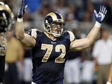 Rams Long Football: St. Louis, MO - Chris Long Photographic Print by Tom Gannam