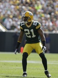 Bengals Packers Football: Green Bay, WI - Charles Woodson Photographic Print by Mike Roemer
