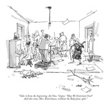 "Take it from the beginning. Act One. 'Gypsy.' 'May We Entertain You?' And…" - New Yorker Cartoon Premium Giclee Print by George Booth