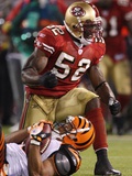 Bengals 49ers Football: San Francisco, CA - Patrick Willis Photographic Print