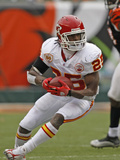 Chiefs Bengals Football: Cincinnati, OH - Jamaal Charles Lámina fotográfica por Ed Reinke