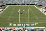 Cardinals Jaguars Football: Jacksonville, FL - Jacksonville Municipal Stadium Panorama Fotografie-Druck von Steve Cannon