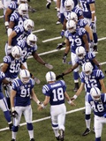 Bears Colts Football: Indianapolis, INDIANA - Peyton Manning Photographie par AJ Mast