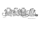 "Hello? Jack Anderson?" - New Yorker Cartoon Premium Giclee Print by Arnie Levin