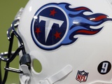Buccaneers Titans Football: Nashville, TN - Tennessee Titans Helmet Photographic Print by Mark Humphrey