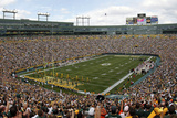 Bengals Packers Football: Green Bay, WI - Lambeau Field Panorama Photographic Print by Mike Roemer