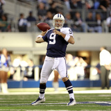 Raiders Cowboys Football: Arlington, TX - Tony Romo Photographic Print by Erich Schlegel
