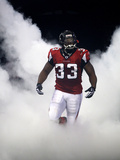 Dolphins Falcons Football: Atlanta, GA - Michael Turner Photographic Print by John Bazemore