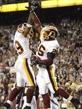 VIKINGS REDSKINS FOOTBALL: LANDOVER, MARYLAND - Santana Moss Photographie par Nick Wass