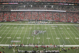 Dolphins Falcons Football: Atlanta, GA - Georgia Dome Panorama Photographic Print by John Amis