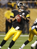 Titans Steelers Football: Pittsburgh, PA - Ben Roethlisberger Fotografie-Druck