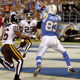 Broncos Chargers Football: San Diego, CA - Vincent Jackson Photographic Print by Denis Poroy