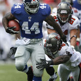 Giants Buccaneers Football: Tampa, FL - Ahmad Bradshaw Fotografie-Druck von Brian Blanco