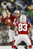 Titans Patriots Football: Foxborough, MA - Tom Brady and Wes Welker Photographic Print by Winslow Townson