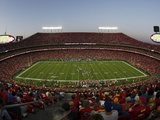 Seahawks Chiefs Football: Kansas City, MO - Arrowhead Stadium Photographic Print by Charlie Riedel