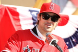 Los Angeles Angels of Anaheim, CA - December 10: Newly Signed C.J. Wilson Photographic Print by Stephen Dunn