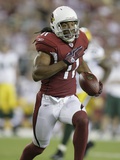 Packers Cardinals Football: Glendale, AZ - Larry Fitzgerald Photographic Print by Paul Connors