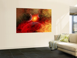 Artist' Concept Illustrating the Stellar Explosion of a Supernova Wall Mural by Stocktrek Images 
