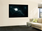 A Recently Discovered Nebula with Visible Habitable Planets Mural por Stocktrek Images