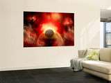 Artist' Concept Illustrating the Explosion of a Supernova Wall Mural by Stocktrek Images 