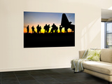 Green Berets Prepare to Board a Kc-130 Aircraft Wall Mural by Stocktrek Images 