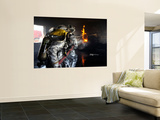 Firefighters Extinguish a Fire in a Training Room During Live Burn Training Wall Mural by Stocktrek Images 