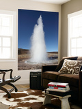Eruption of Strokkur Geysir, Iceland Wall Mural by Stocktrek Images 