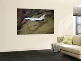 A Eurofighter Typhoon F2 Aircraft of the Royal Air Force Low Flying in North Wales Wall Mural by Stocktrek Images 