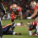 Bears 49ers Football: San Francisco, CA - Frank Gore Fotografie-Druck von Paul Sakuma