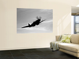 A Supermarine Spitfire MK-18 in Flight Muurposter van Stocktrek Images