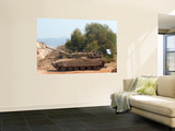 The Merkava Mark IV Main Battle Tank of the Israel Defense Force Wall Mural by Stocktrek Images 