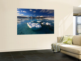A Winter View Looking Out in Tjeldsundet Strait, Norway Wall Mural by Stocktrek Images 