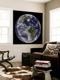 Full Earth with Hurricane Irene Visible on the United States East Coast Wall Mural by Stocktrek Images 