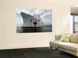 Military Sealift Command Hospital Ship Usns Comfort at Port Mural por Stocktrek Images