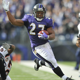Broncos Ravens Football: Baltimore, MD - Ray Rice Fotografie-Druck von Gail Burton