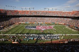 Saints Dolphins Football: Miami, FL - Sun Life Stadium Fotografisk trykk av Jeffrey M. Boan