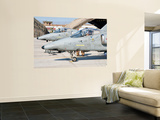 Italian Air Force Amx Fighter Aircraft are Prepared for Deployment Wall Mural by Stocktrek Images 