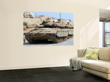 The Merkava Mark IV Main Battle Tank of the Israel Defense Force Wall Mural by Stocktrek Images 