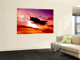 A Grumman F6F Hellcat Fighter Plane in Flight Reproduction murale géante par Stocktrek Images 