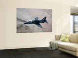 A Hawk Jet Trainer Aircraft of the Royal Air Force Wall Mural by Stocktrek Images 