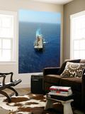 The Kearsarge Amphibious Ready Group Executes a Column Maneuver in the Atlantic Ocean Wall Mural by Stocktrek Images 
